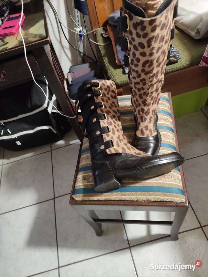 Kozaki skórzane 100 25cm Kraków sprzedam