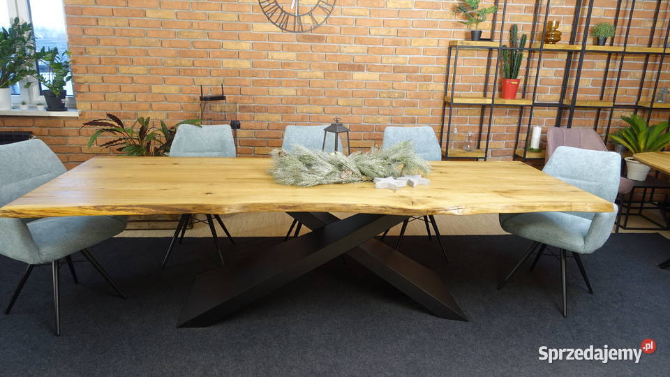 stół dębowy lity dąb 290x100 producent dostępny Zimnowoda