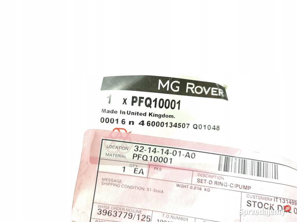 USZCZELKA POMPY WODY ROVER 25 45 600 800 20i 20D