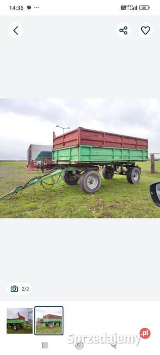 Przyczepa wywrotką 45 t Rawicz sprzedam