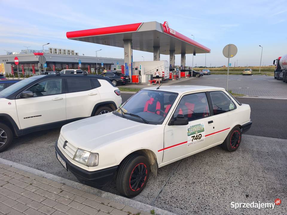 Peugeot 309 auto na rajd koguta