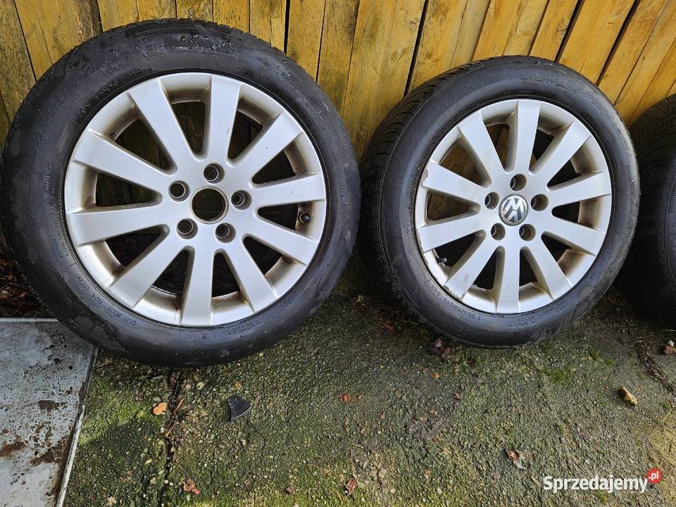 Sprzedam alufelgi 5x112 z oponami lato 2155016 Kwietno