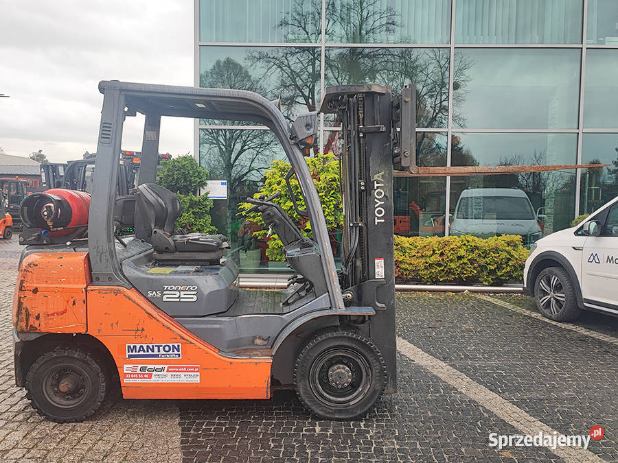 Wózek widłowy Toyota 028FGF25 25 tony triplex 47 Wózki widłowe Kęty sprzedam