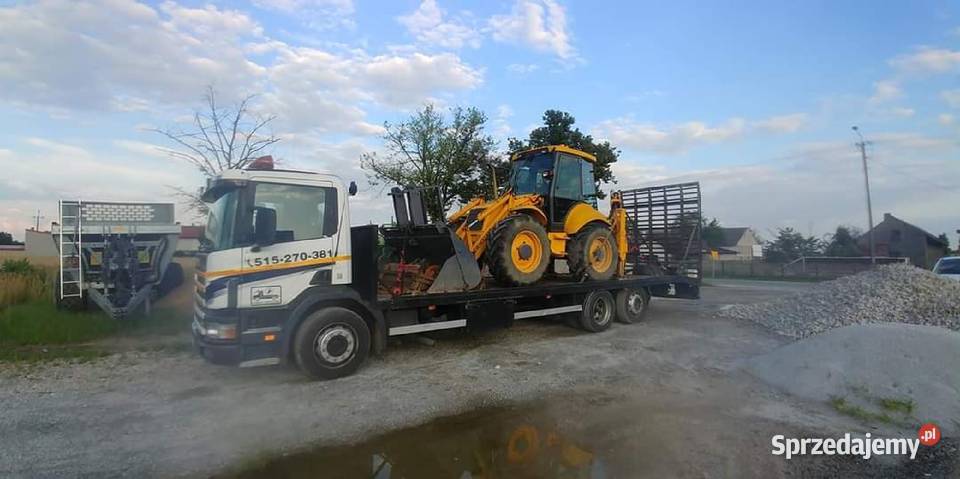 Pomoc drogowa Autolaweta Laweta Transport Maszyn