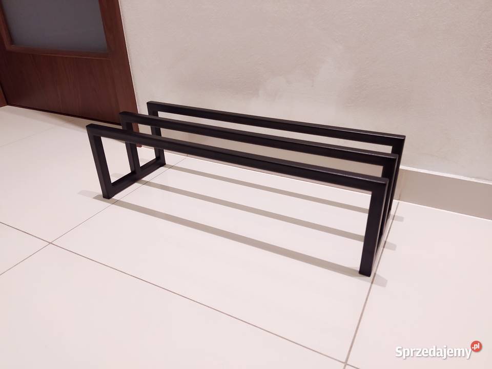 Stojak półka na buty obuwie metalowa czarna loft Szafy, regały, półki małopolskie Kraków