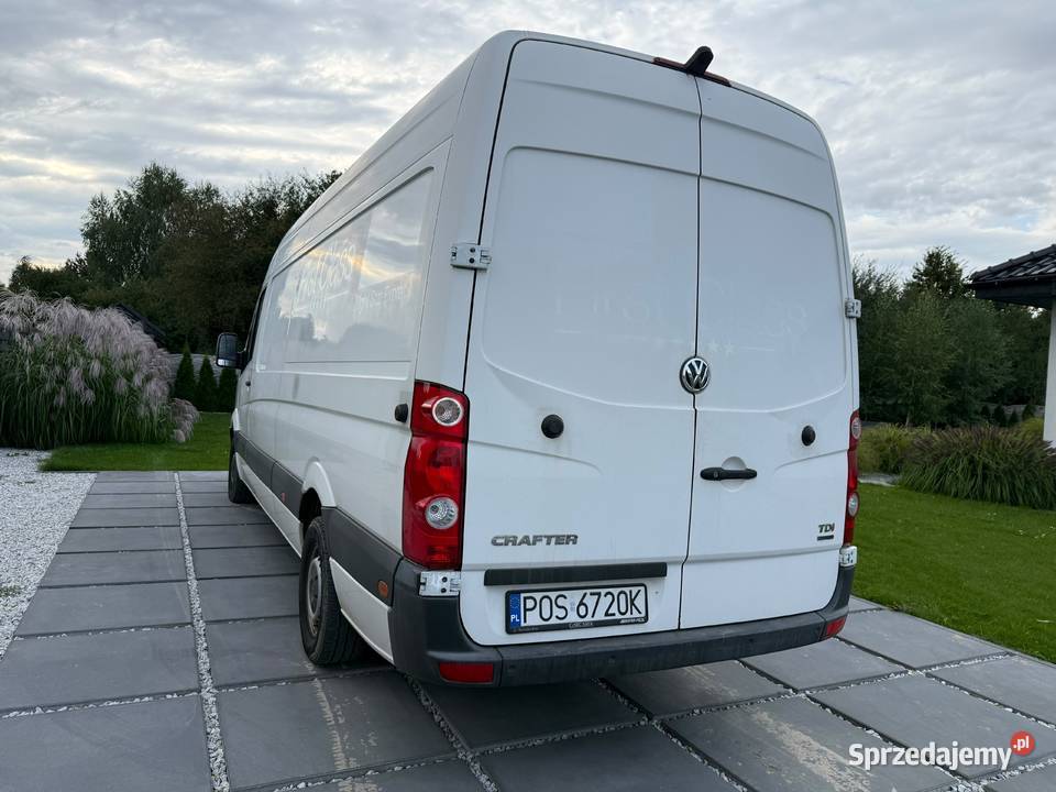 Volkswagen Crafter 20 TDI 140 MAXI 2016 r 2000cm3 Ostrów Wielkopolski