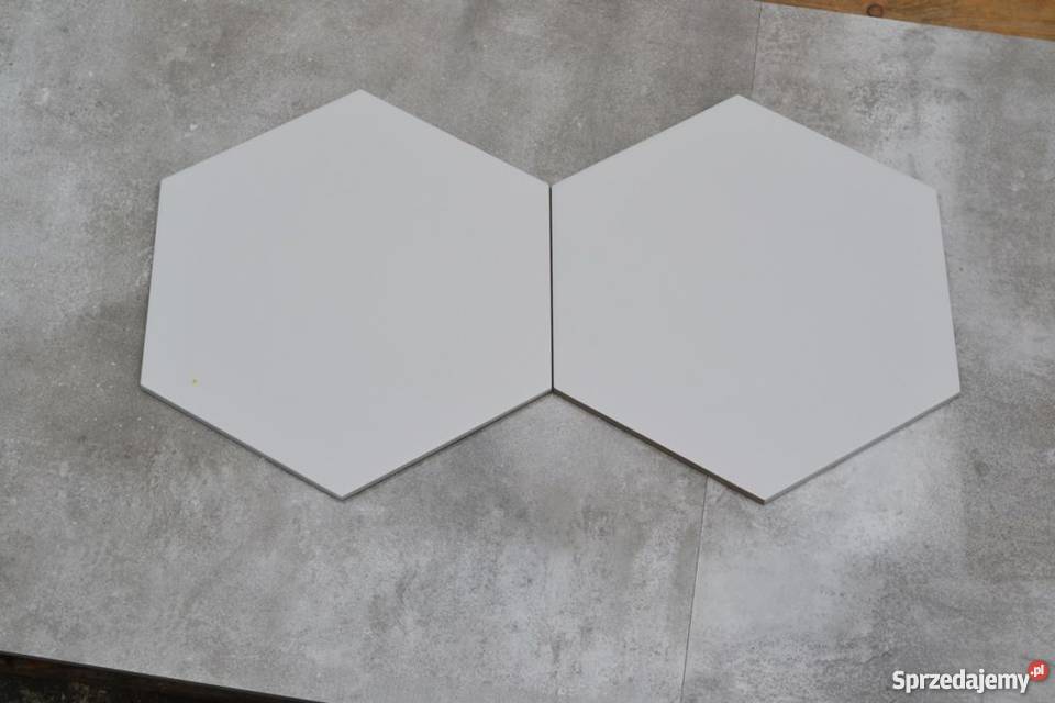 płytka hexagonal czarno biała opal 28x335 matowa Zakopane