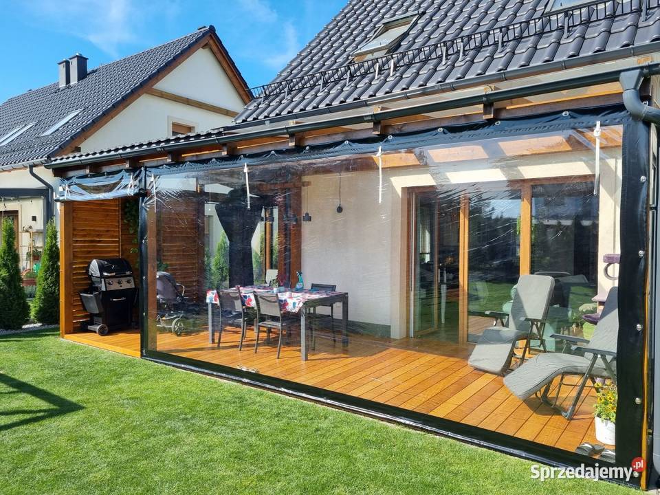 Folie okienne plandeki na taras zabudowy ogród Szczecin