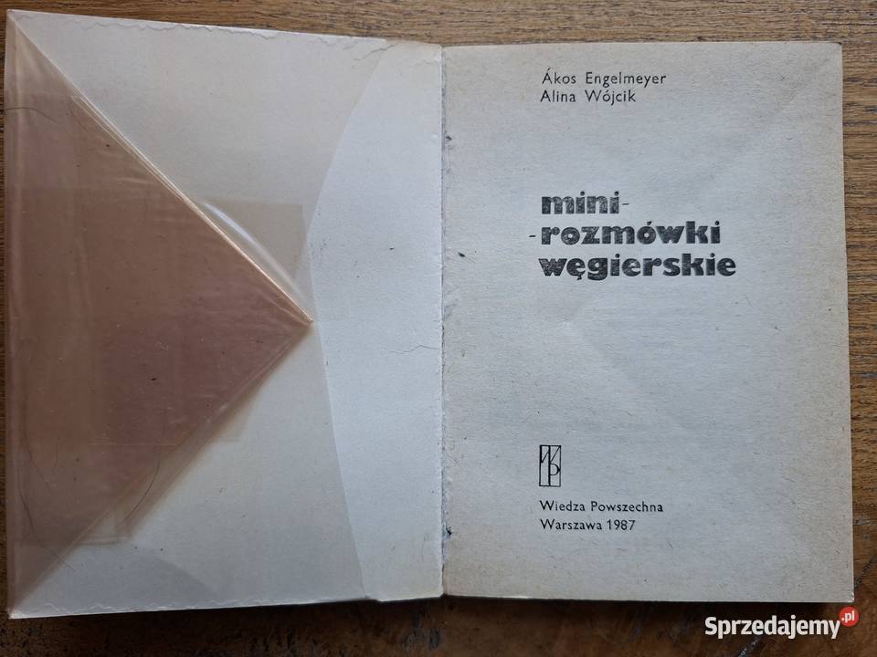 Mini rozmówki węgierskie Akos Engelmeyer Alina małopolskie Kraków