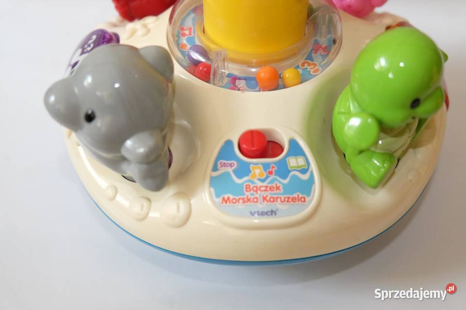 Zabawki interaktywne bączek morska karuzela