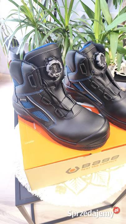 Obuwie robocze skórzane wodoodporne BASE B0821 skóra śląskie Bytom