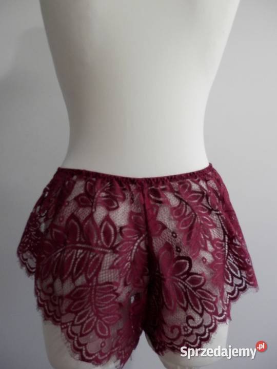 Majtki Figi Brazyliany Bikini Koronkowe Ażurowe