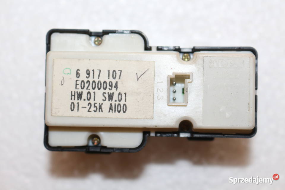 BMW E65 PRZEŁĄCZNIK SZYBY ROLET LEWY TYŁ 6917107 dolnośląskie Prochowice