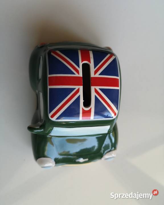 Skarbonka ceramiczna Mini Cooper vintage Toruń
