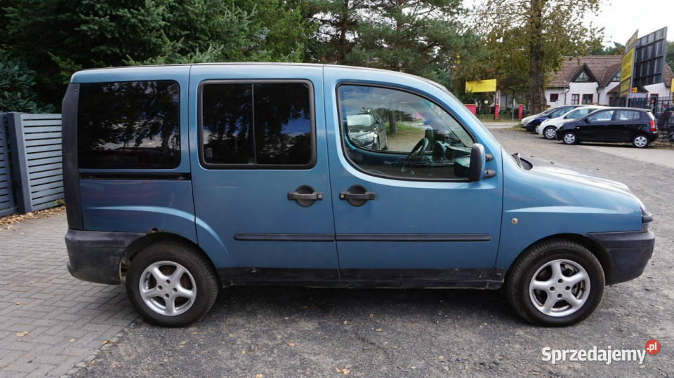 Fiat Doblo stan I 20002010 niebieski lubuskie Zielona Góra sprzedam
