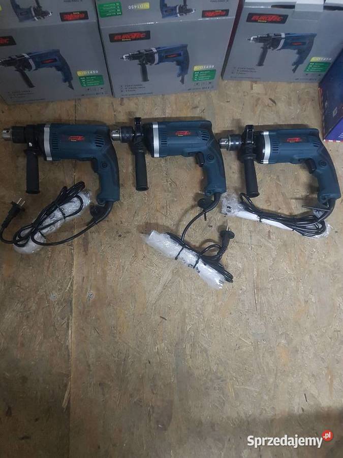 MOCNA WIERTARKA UDAROWA 13MM 1450W EUROTEC 13MM Głogowa sprzedam