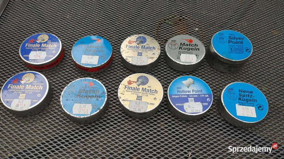 Śrut 45mm HN x 10 Oryg match hollow silver spitz mazowieckie Kobyłka