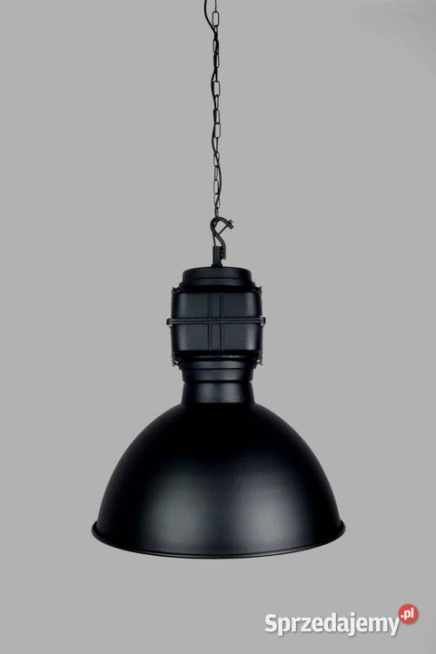 Lampa wisząca STORAGEN XL duży czarny z puszką Oświetlenie