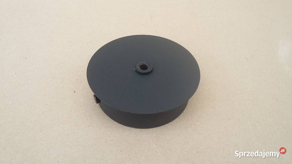 Listwa do lamp rozeta podsufitka maskownica 80mm czarny Warszawa