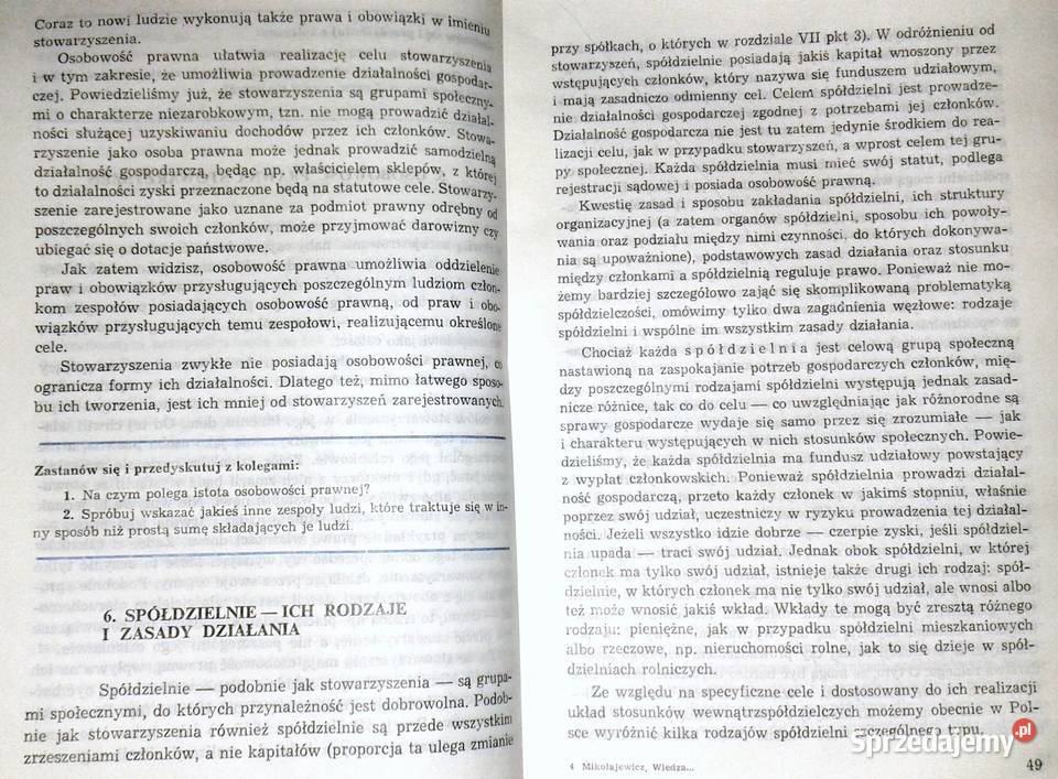 Wiedza o życiu w społeczeństwie kl 8 Jarosław Chełm