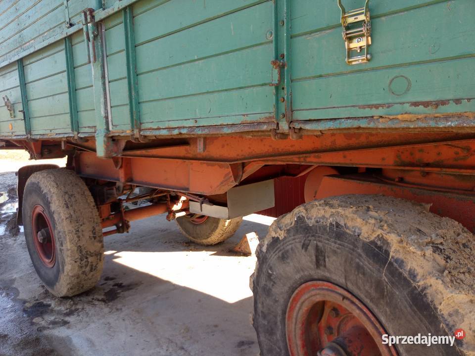 Przyczepa 14 t trójstronny wywrot