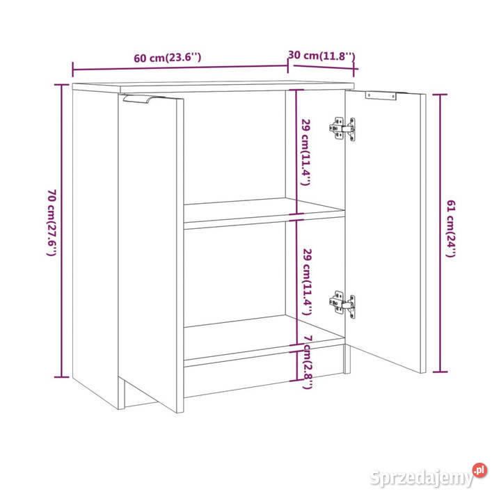 Komoda biała 60x30x70 materiał drewnopochodny Warszawa sprzedam