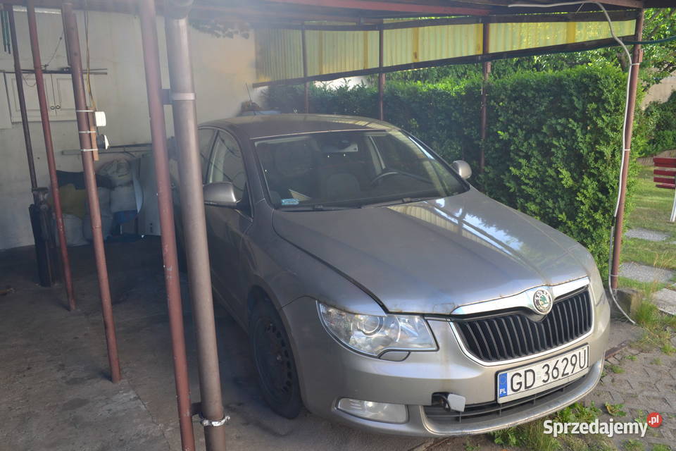 skoda superb II 2009r 20 tdi 140 uszkodzony Gdańsk