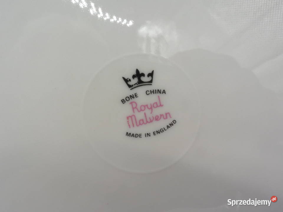 Zestaw śniadaniowy trio Royal Malvern Bone China Porcelana i szkło Raszków