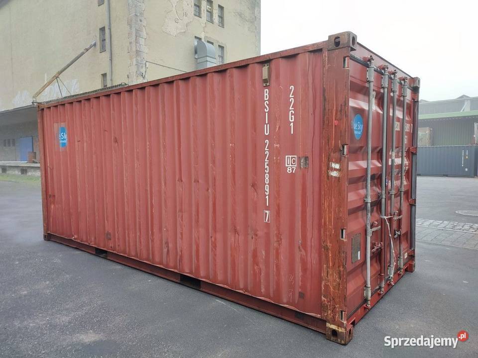 Kontener morski magazynowy 20DV 6 metrowy Magazynowanie Mońki