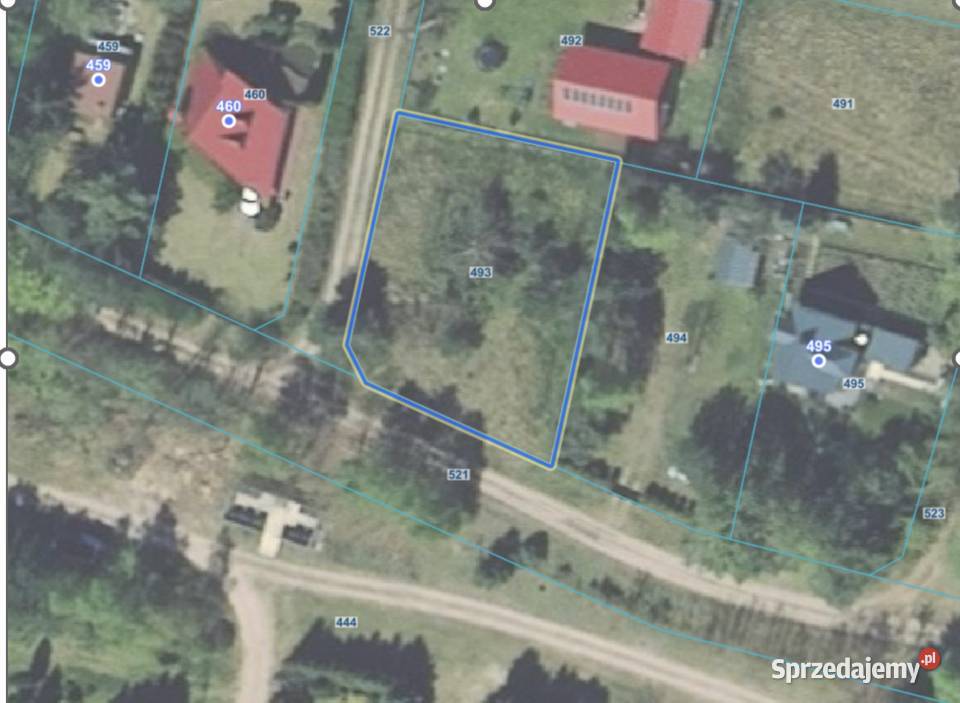 DZIAŁKA BUDOWLANA 821 m W SIEDLĄTKOWIE GM Siedlątków