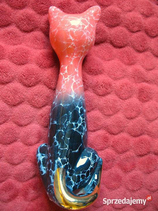 Kot z porcelany Figurka Italia 25 x 10 mazowieckie Siedlce