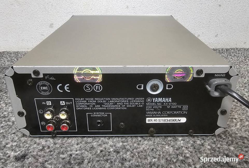 Magnetofon Yamaha KXE100 Sprzęt z serii sprzedam