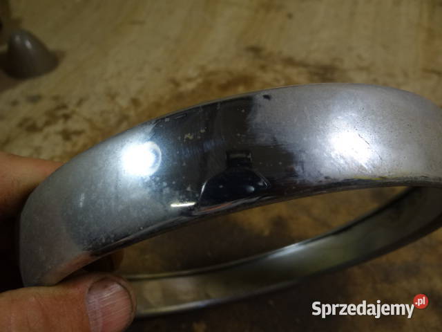 ramka lampy MZ TS ETS ETZ chromowana org DDR lubuskie Żary
