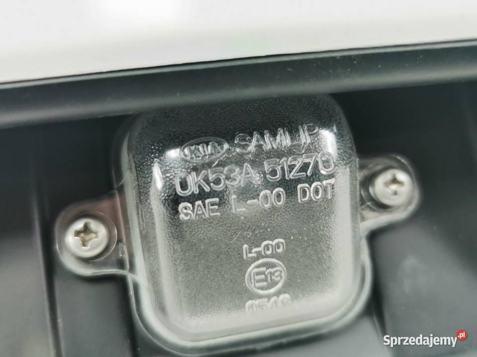 LAMPA TABLICY REJESTRACYJNEJ KIA CARNIVAL osobowe lubelskie