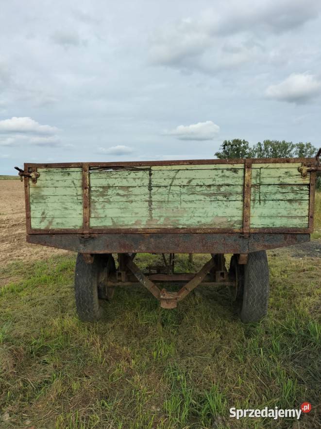 Przyczepa Rolnicza Jednoosiowa nieuszkodzony Niegosławice