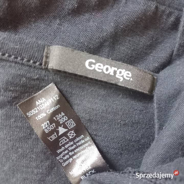 Sweter Rozpinany czarny Kardigan damski r 38