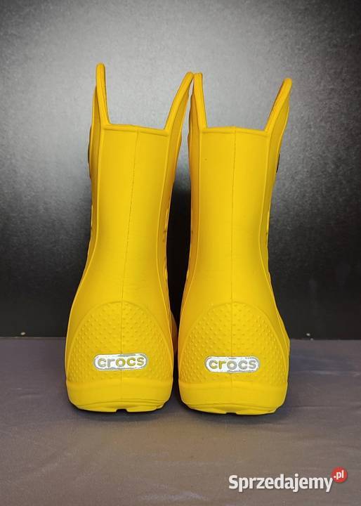 CROCS kalosze dziecięce rozmiar 2930 C12 żółte Jasień sprzedam