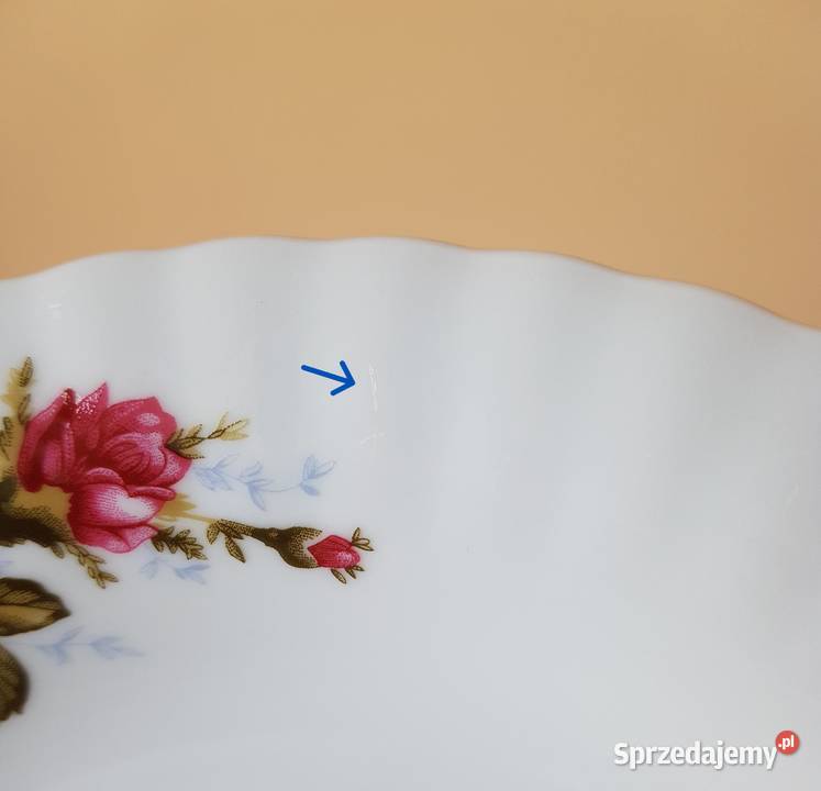 Głębokie talerze obiadowe porcelana Chodzież