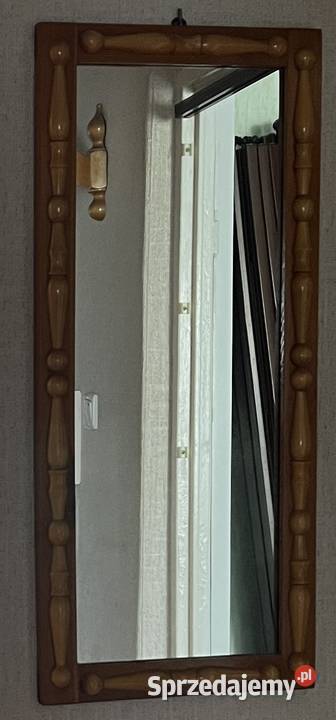 Lustri w drewianej ramie 90 x 40 Ostrowiec Świętokrzyski sprzedam