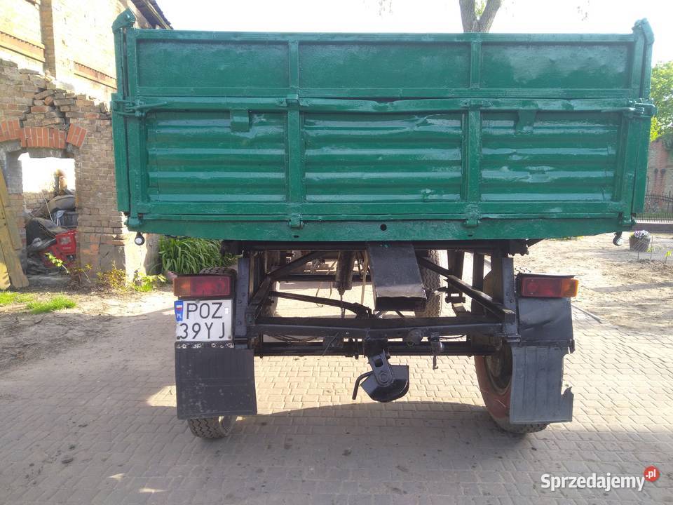 Przyczepa D47a zarejestrowana wielkopolskie Poznań