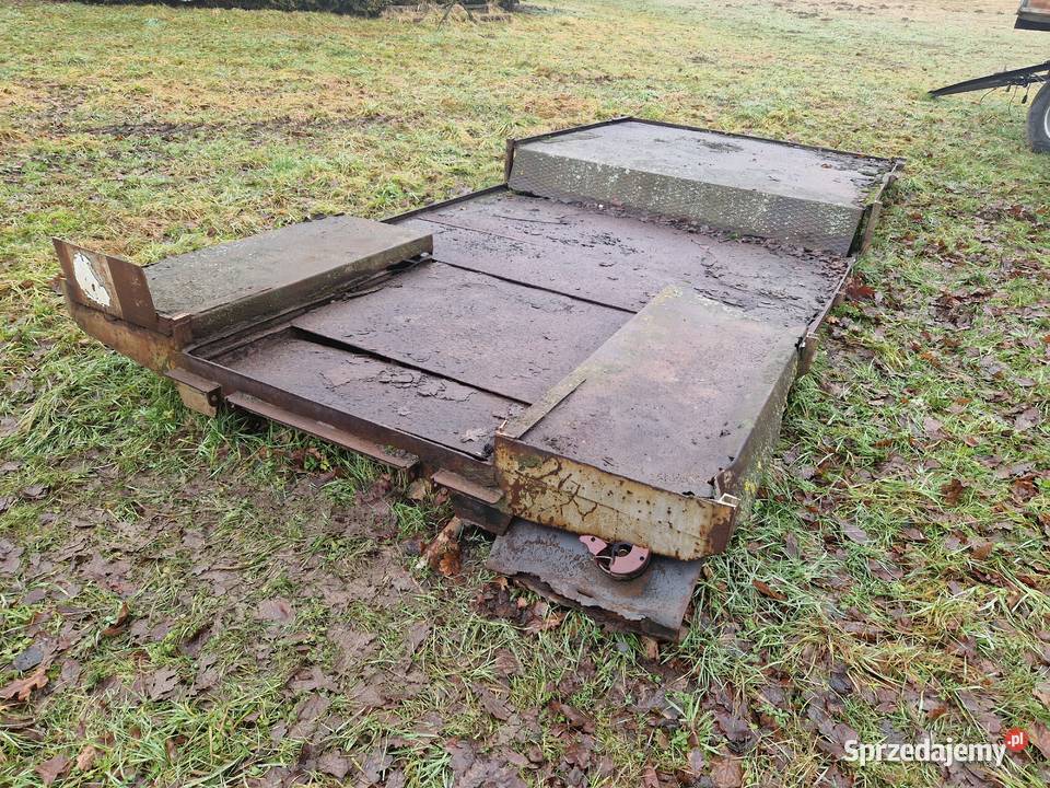 Rama do przyczepy jednoosiowej ceownik blacha