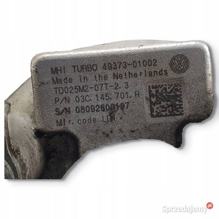 TURBOSPRĘŻARKA VW Golf VI 14 TSI 03C145701R lubelskie Chełm
