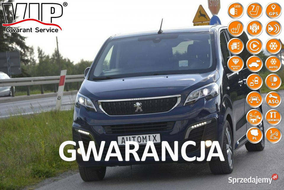 Peugeot Traveller 20BlueHDI bezwypadkowy niebieski sprzedam
