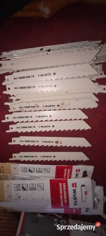 Wurth brzeszczoty do piły szablastej 72 sztuki małopolskie