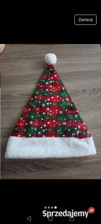 Czapka Świętego Mikołaja Uniseks Nakrycia głowy sprzedam