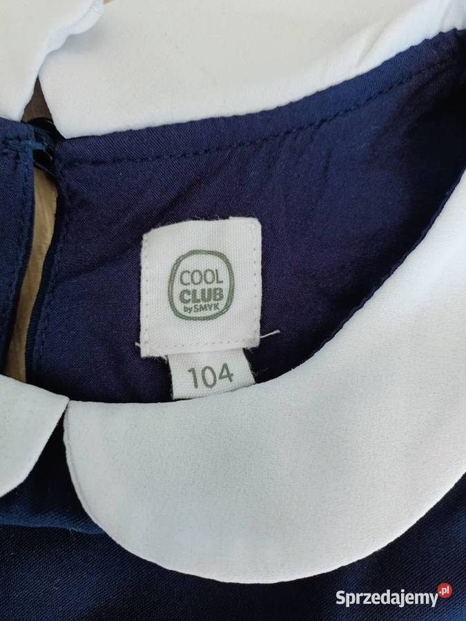 Sukienka dziewczęca granatowa 104 Płock