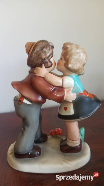 Figurka Pierwsza Miłość Cortendorf Lata 5060 XX Porcelana i szkło Gdańsk sprzedam