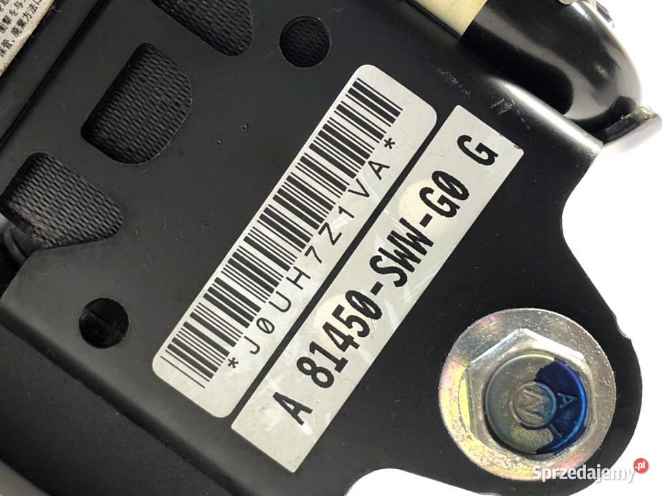 PAS BEZPIECZEŃSTWA PRAWY PRZÓD HONDA CRV III