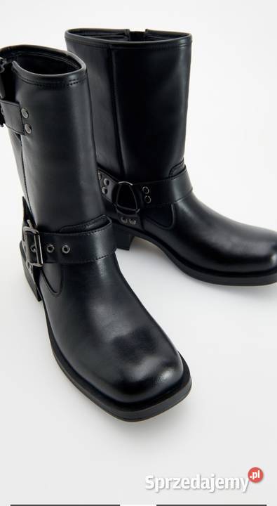 RESERVED PREMiUM buty SkÓRZANE botki kozaki Obuwie Leszno