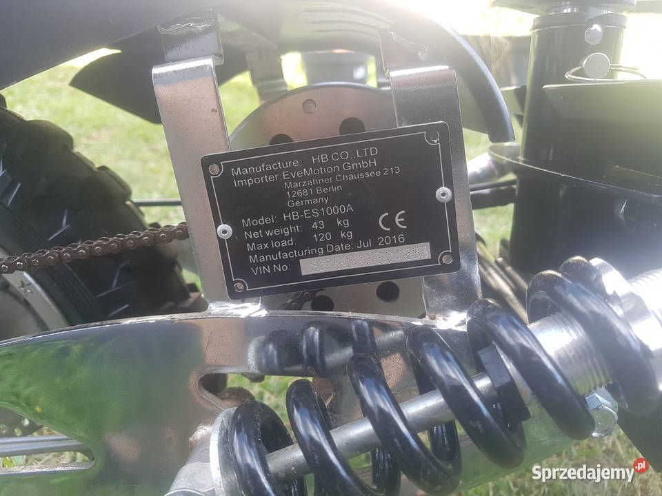 Hulajnoga Viron 1000W nowa druga mniejsza Jabłonna sprzedam